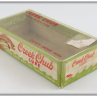 Creek Chub Red & White Spinning Injured Minnow In Box