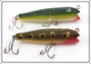Vintage Creek Chub Frog Spinning Darter Lure Pair 