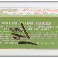 Creek Chub Solid Black Ultra Light Plunker In Box