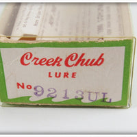 Creek Chub Solid Black Ultra Light Plunker In Box