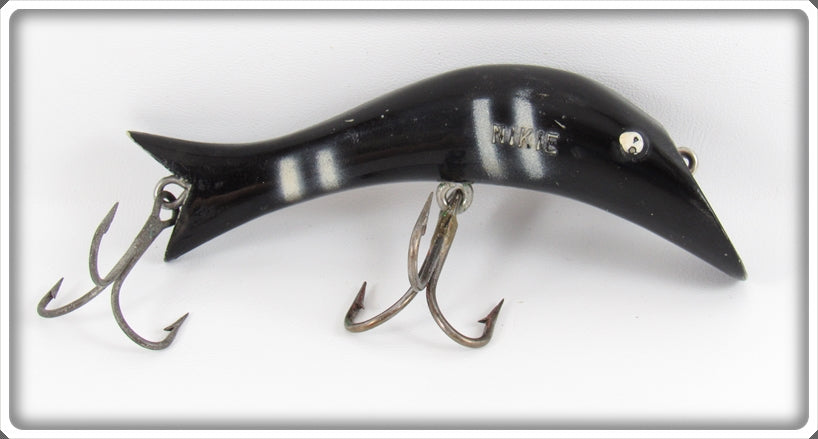 Vintage Creek Chub Black White Stripes Nikie Lure 