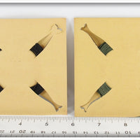 B.F. Gladding & Co Cane Pole Line Pair On Cards