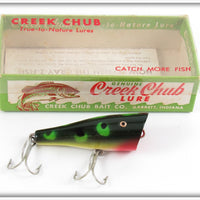 Vintage Creek Chub Frog Spinning Plunker Lure In Box
