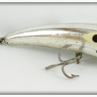 Vintage Heddon Nickel Plate Chrome Magnum Hedd Plug Lure