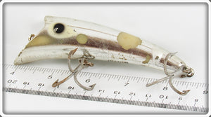 ルアー・フライ HEDDON MAGNUM HEDD PLUG Vintage Heddon Nickel Plate Chrome Magnum Hedd Plug Lure For Sale