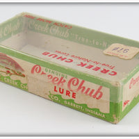 Creek Chub Silver Flash Spinning Nikie In Box