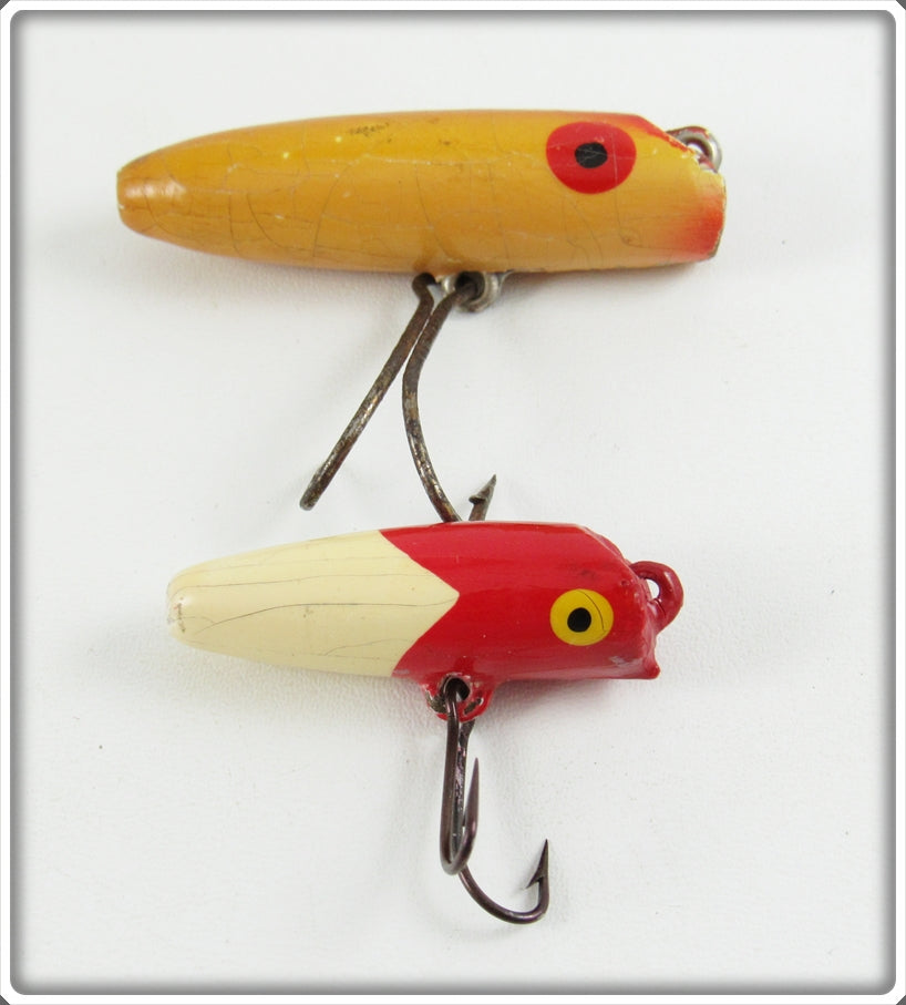 South Bend Rainbow Trout Oreno & Red Arrowhead Fly Oreno Pair