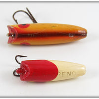 South Bend Rainbow Trout Oreno & Red Arrowhead Fly Oreno Pair