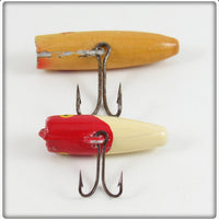 South Bend Rainbow Trout Oreno & Red Arrowhead Fly Oreno Pair