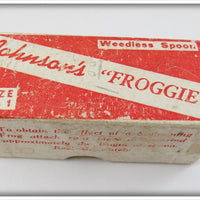 Johnson's Froggie Weedless Spoon Empty Box