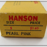 Hanson Pearl Pink True Action Salmon Plug Empty Box