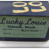 Lucky Louie Blue Back Salmon Plug Empty Box