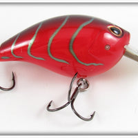 Storm Red Tiger Arashi Square 3' Lure 