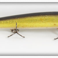 Vintage Bagley Black On Gold Foil Bang O Lure