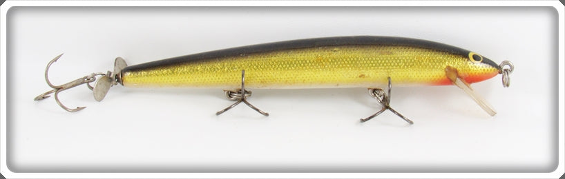 Vintage Bagley Black On Gold Foil Bang O Lure