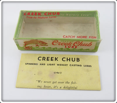 Vintage Creek Chub Box For Perch Spinning Injured Minnow Lure 9501