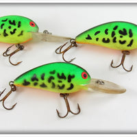 Bomber Fire Tiger Model A Lot Of Three Lures