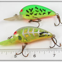 Bomber Silver Ribs & Fire Tiger Model A Pair