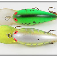 Bomber Silver Ribs & Fire Tiger Model A Pair