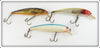Bomber Natural & Blue/White Long A Lot Of Three Lures