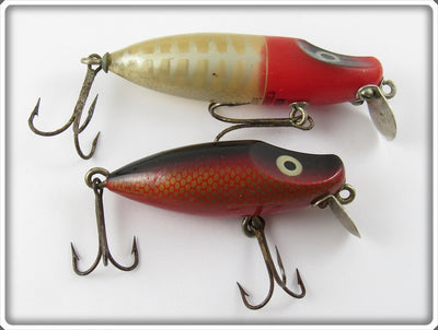 Millsite Floater Pair: Red Scale & Red Head Silver Ribs