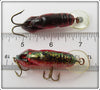 Rebel Crawdad Pair: Red/Black & Red With Glitter