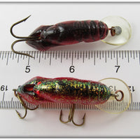 Rebel Crawdad Pair: Red/Black & Red With Glitter