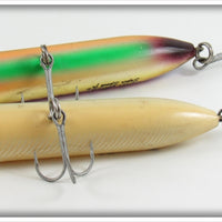 Heddon Trout & Bone Salt Water Super Spook Jr Pair