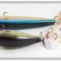 X Trademark Natural & Chrome Finish Crankbait Pair