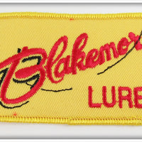 Vintage Blakemore Lures Yellow & Red Patch