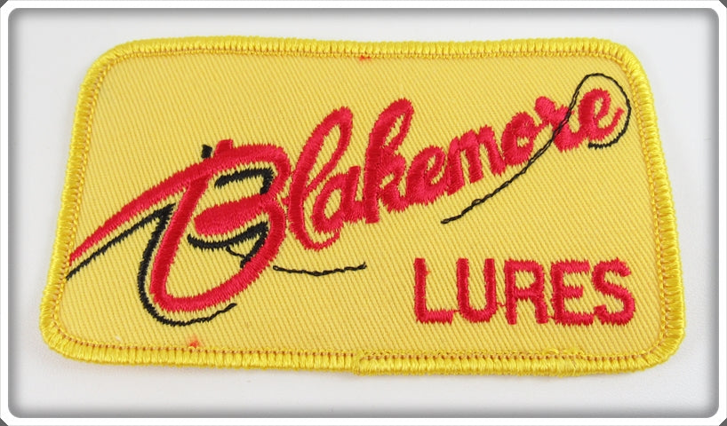 Vintage Blakemore Lures Yellow & Red Patch