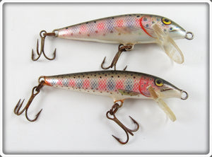 Rapala Rainbow Trout Countdown & Floater Lure Pair 