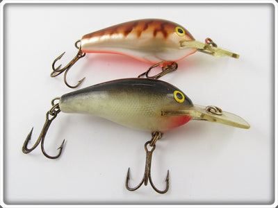 Rapala Fat Rap Pair: Crawdad & Silver/Black