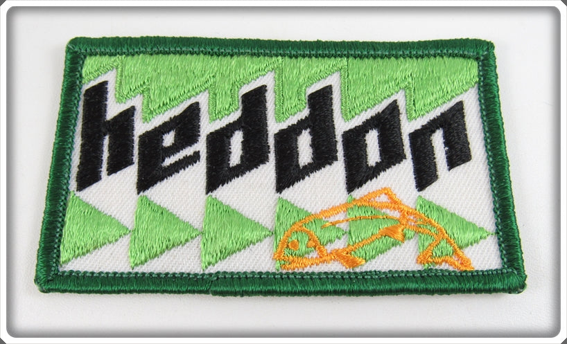Vintage Heddon Green & White Patch