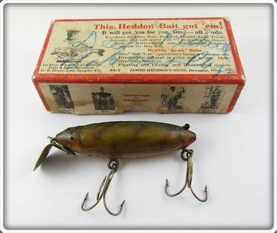 Heddon Fisherman Altered Crab Spook In Correct Box 9909 L