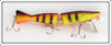 Radtke Yellow Black Stripes Jointed Musky Lure 
