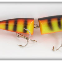 Radtke Yellow Black Stripes Jointed Musky Lure 