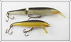 Rapala Pair: Gold/Black Countdown & Silver Black Floating