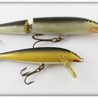 Rapala Pair: Gold/Black Countdown & Silver Black Floating
