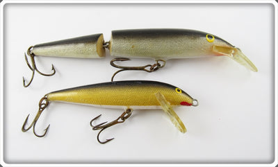 Rapala Pair: Gold/Black Countdown & Silver Black Floating