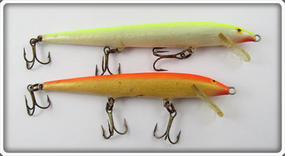 Rapala Floating Pair: Gold/Orange & Silver/Yellow