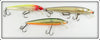 Rapala Yellow, Green & Purple Minnow Lot Of Three Lures 