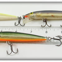 Rapala Yellow, Green & Purple Minnow Lot Of Three