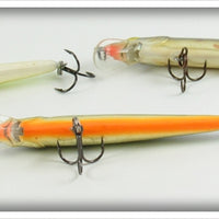 Rapala Yellow, Green & Purple Minnow Lot Of Three