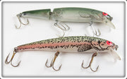 Bomber Rainbow Trout & Green Long A Lure Pair