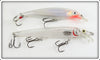 Rapala White Minnow Pair
