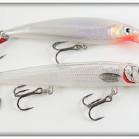 Rapala White Minnow Pair