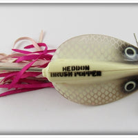 Heddon White Scale Brush Popper