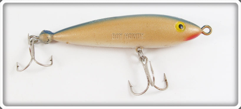 Vintage Cotton Cordell Gold & Blue Boy Howdy Lure