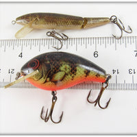 Rebel Naturalized Perch Wee R & Floater Minnow Pair